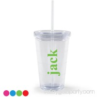 Personalized His Name Acrylic Tumbler   550238665